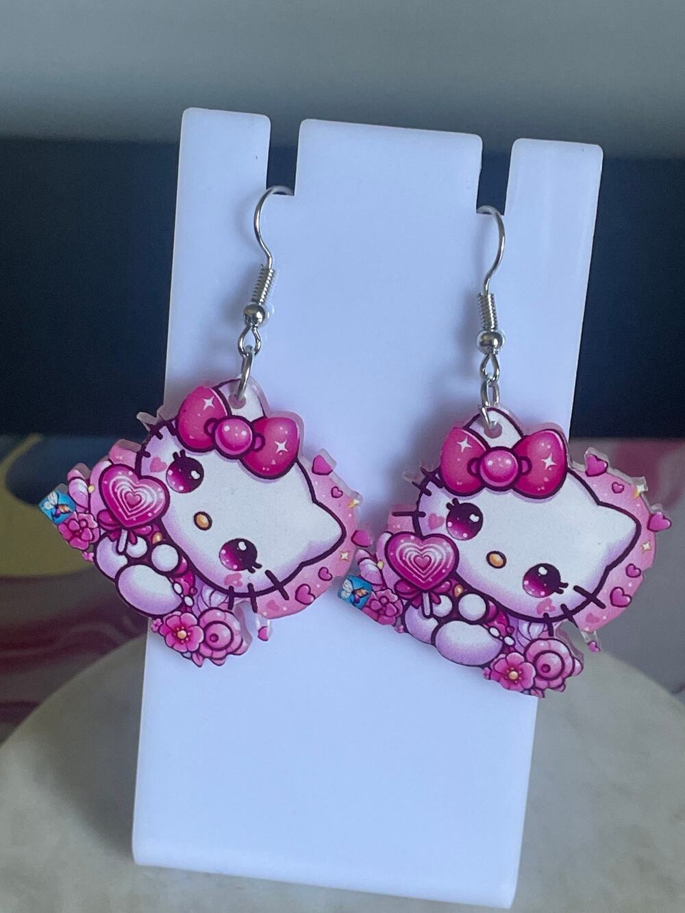 Hello kitty earrings